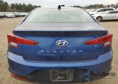 2019 Hyundai Elantra Sel z USA, uszkodzony, nr VIN 5NPD84LF3KH409987